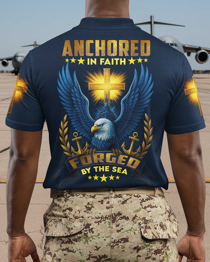 Anchored In Faith Forged By The Sea T-Shirt