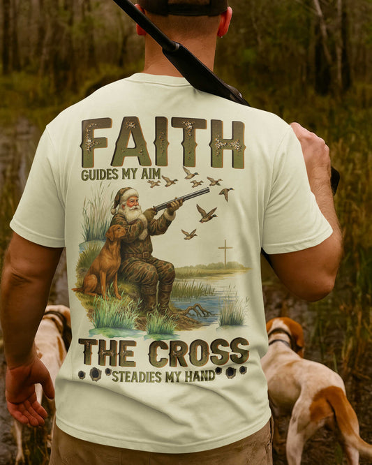 Faith Guides My Aim The Cross Steadies My Hand T-Shirt