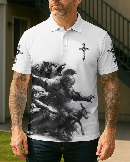 God's Warrior Does Not Fear The Wolves He Was Sent To Fight Them T-Shirt