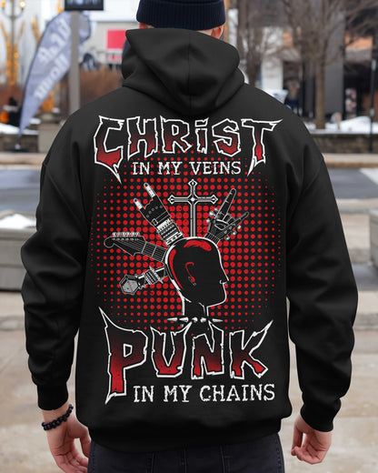 Christ In My Veins Punk In My Chains T-Shirt