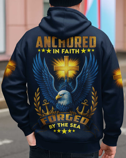 Anchored In Faith Forged By The Sea T-Shirt