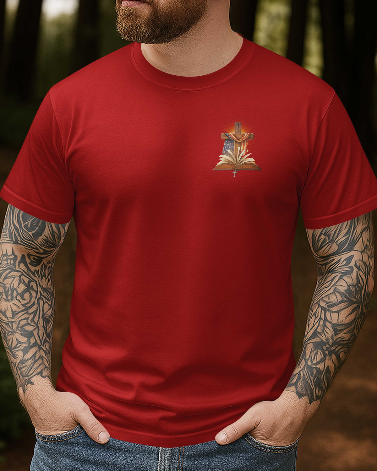 One Nation Under God All Over Print T-Shirt
