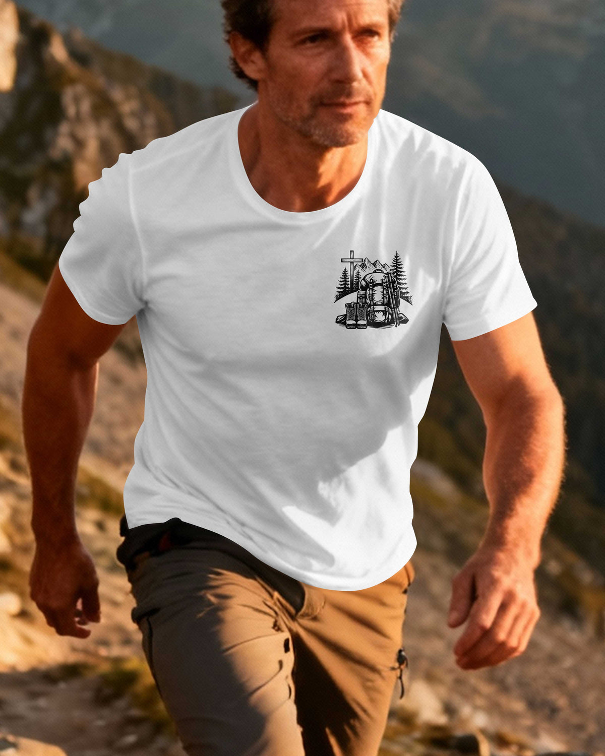 My Backpack Holds My Load But His Cross Carries My Purpose T-Shirt