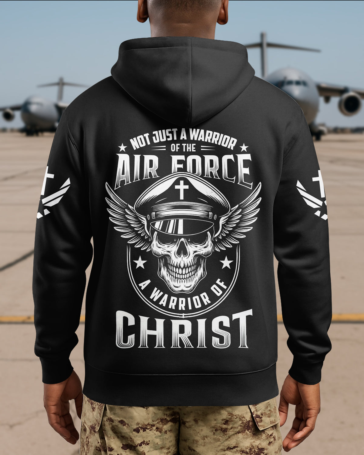 Not Just A Warrior Of The Air Force A Warrior Of Christ T-Shirt