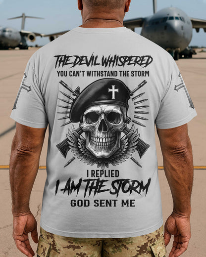 The Devil Whispered You Can't Withstand The Storm T-Shirt