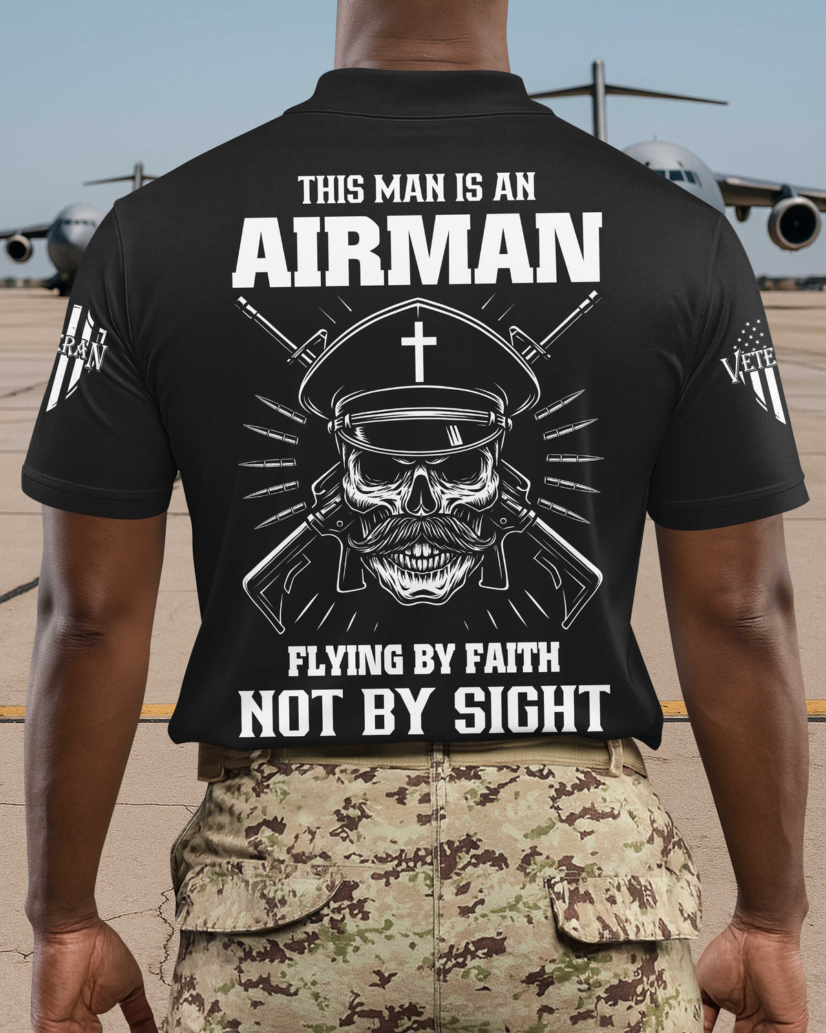 This Man Is An Airman Flying By Faith Not By Sight T-Shirt
