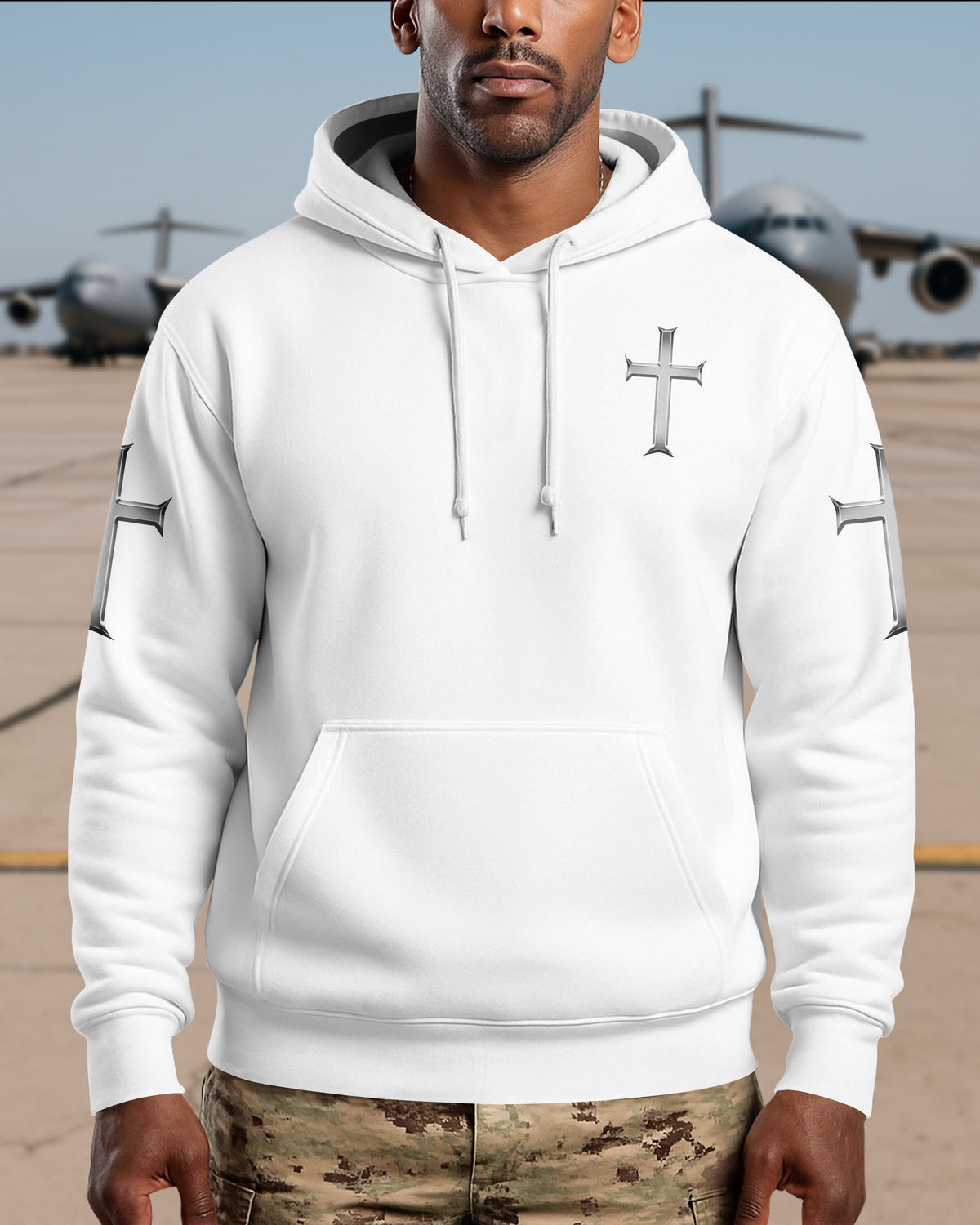Trained By The Corps Redeemed By The Cross Hoodie