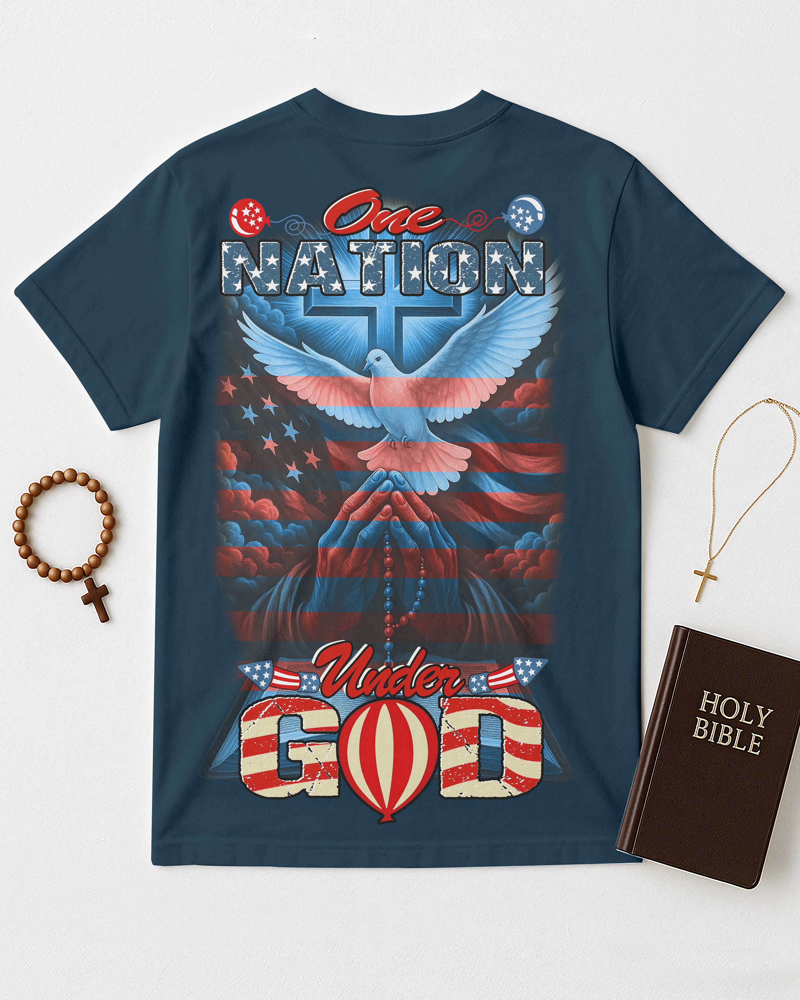 One Nation Under God All Over Print T-Shirt