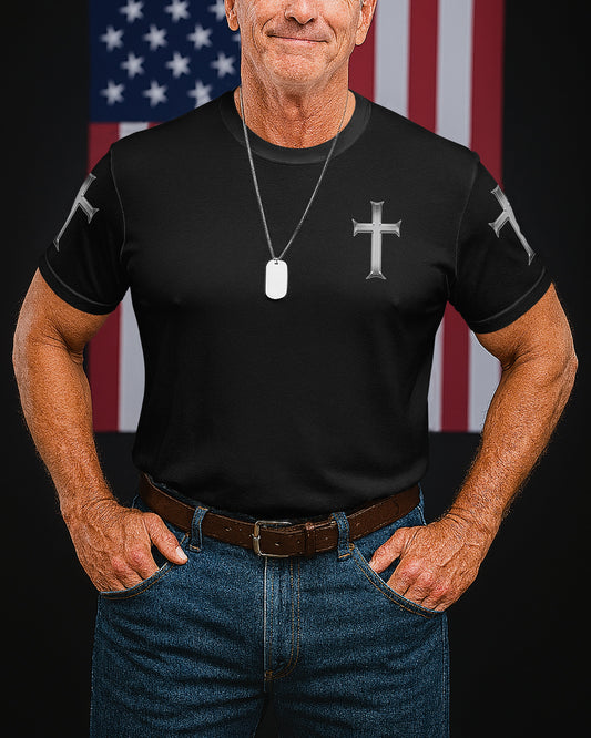 Trained By The Corps Redeemed By The Cross T-Shirt
