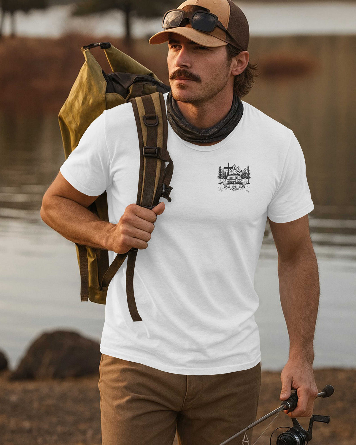 The Mountains Are Calling And So Is My Savior All Over Print T-Shirt