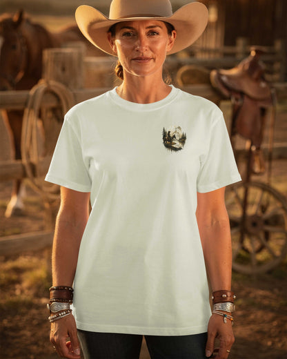 I Ride With Faith He Leads My Trail T-Shirt