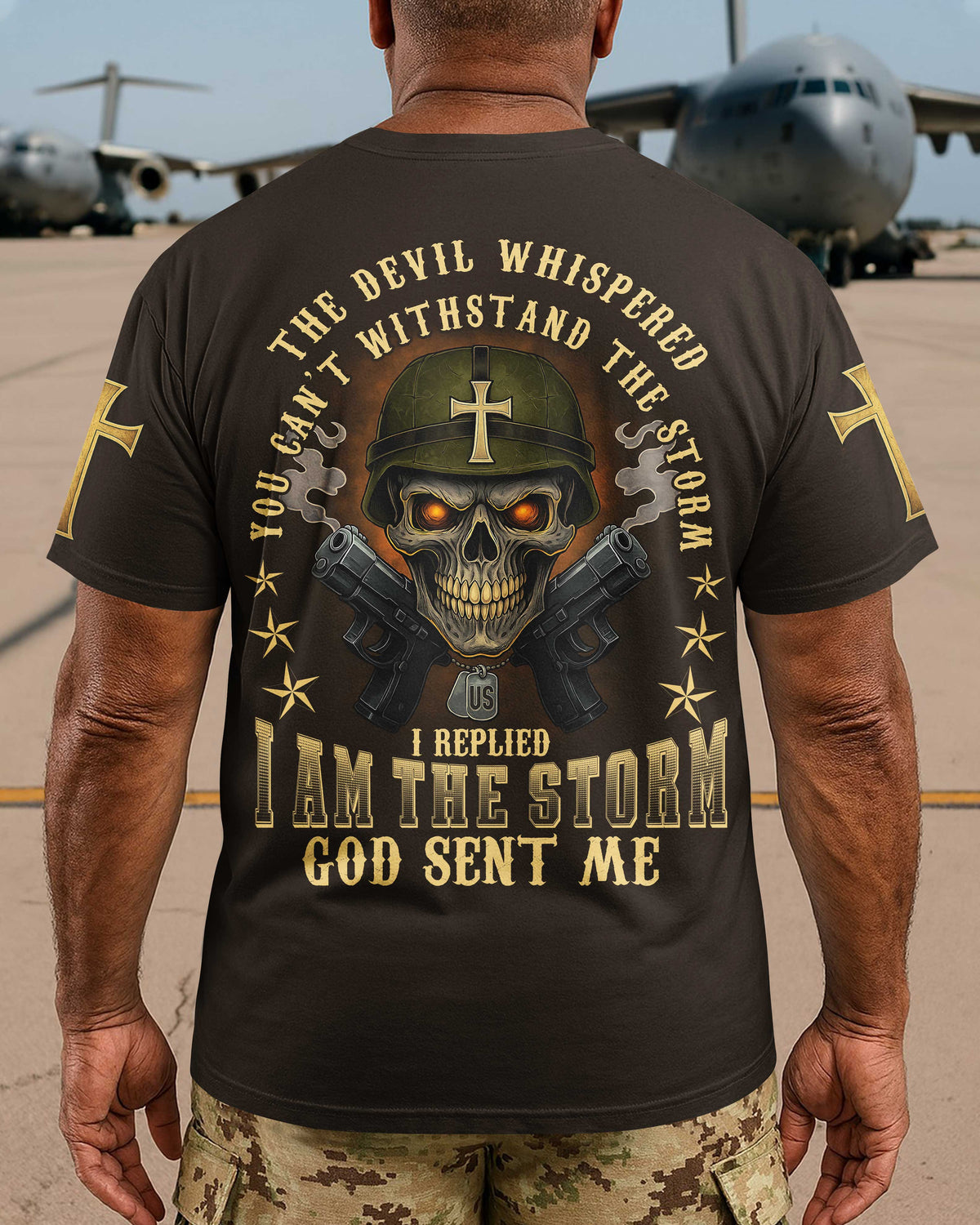 The Devil Whispered You Can't Withstand The Storm T-Shirt