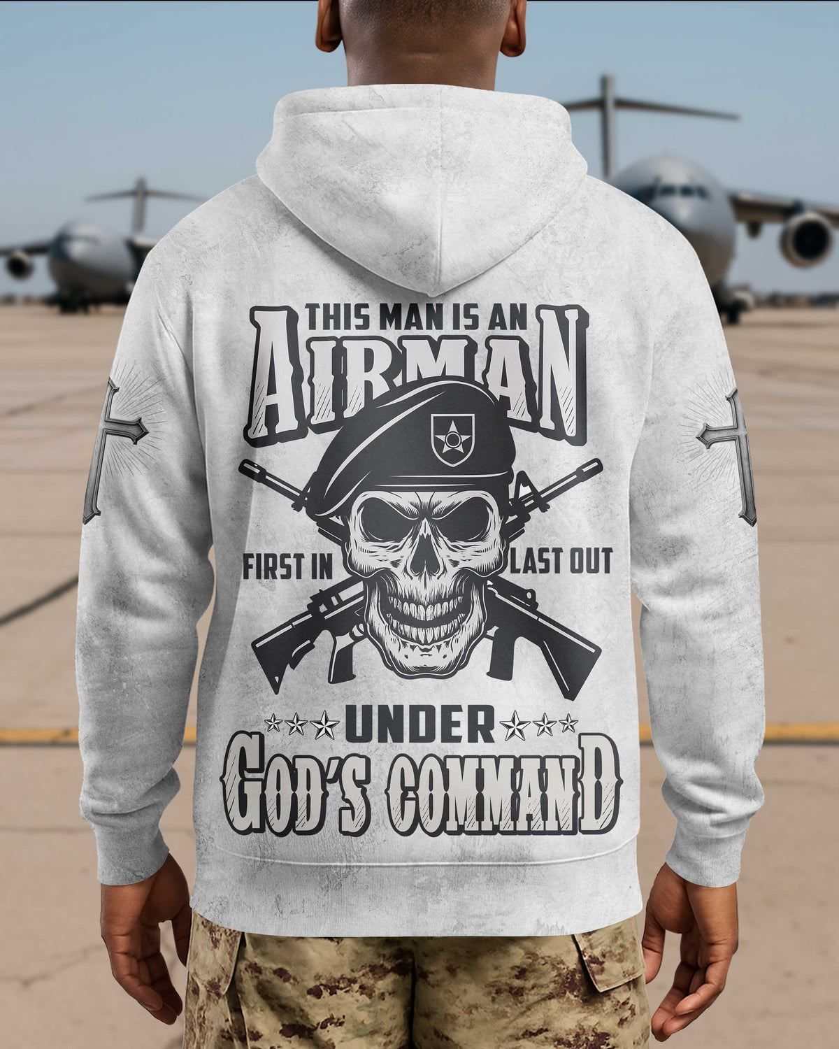 This Man Is An Airman First In Last Out Under God's Command T-Shirt