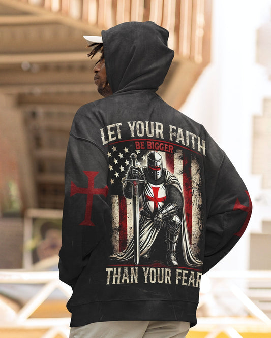 Let Your Faith Be Bigger Than Your Fear All Over Print Zip Hoodie
