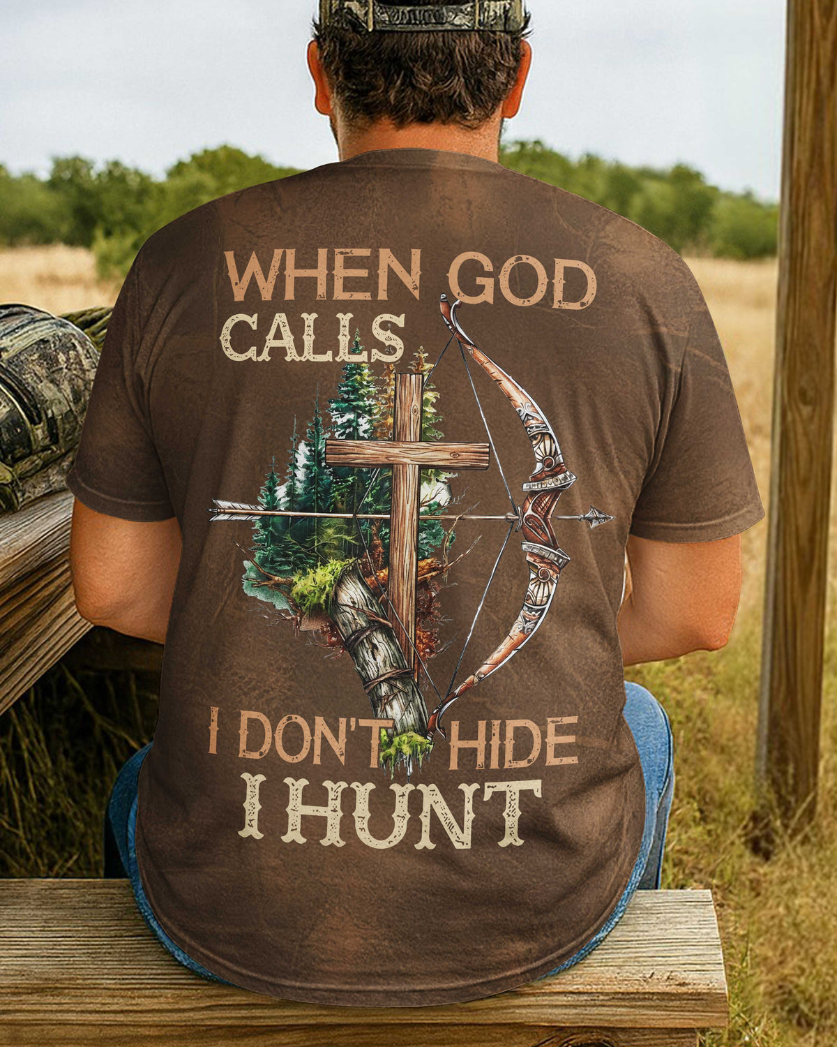 When God Calls I Don't Hide I Hunt T-Shirt