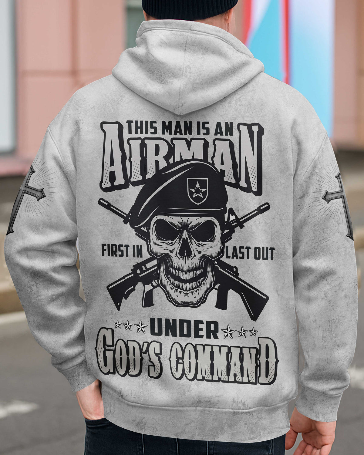 This Man Is An Airman First In Last Out Under God's Command T-Shirt