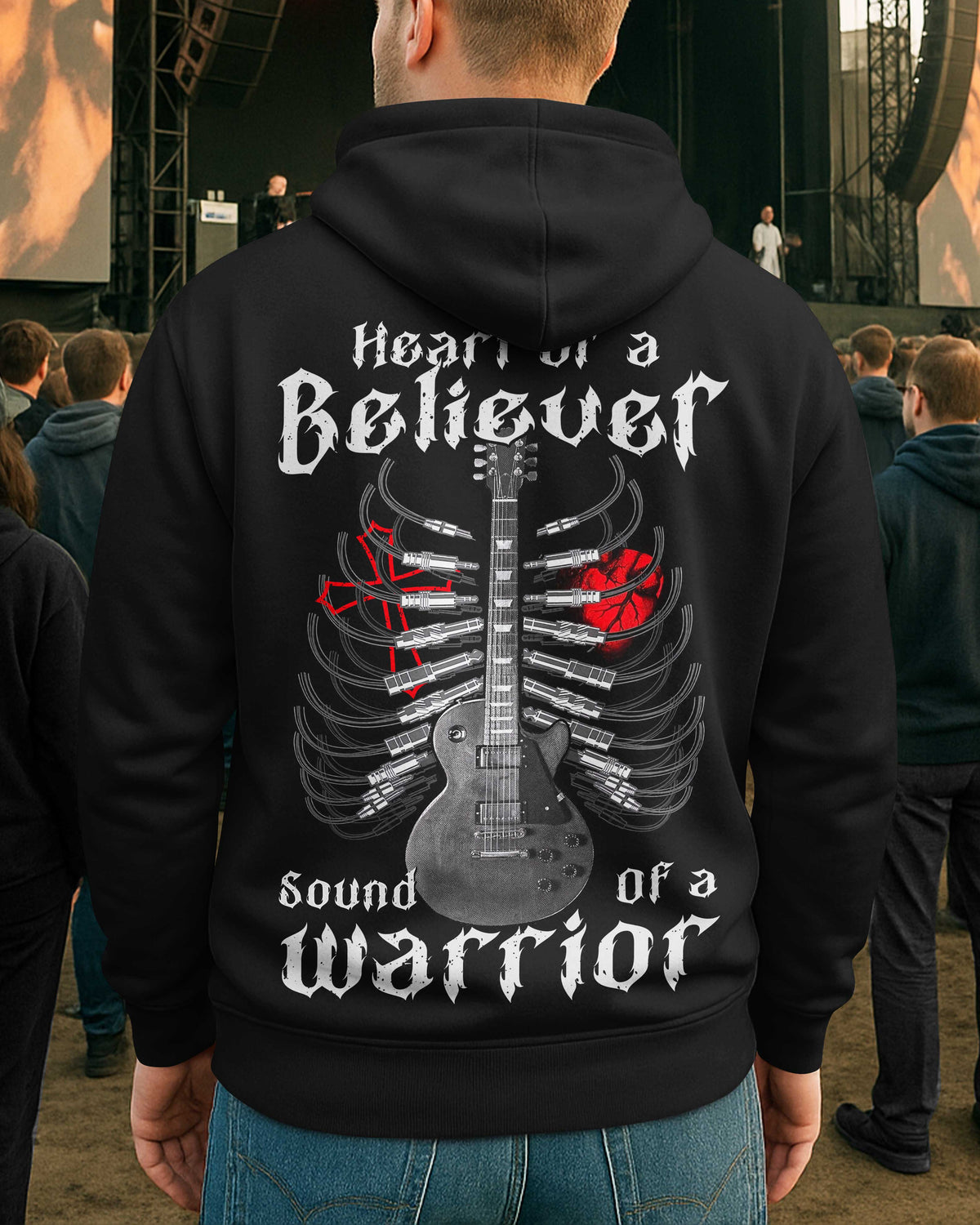 Heart Of A Believer Sound Of A Warrior T-Shirt