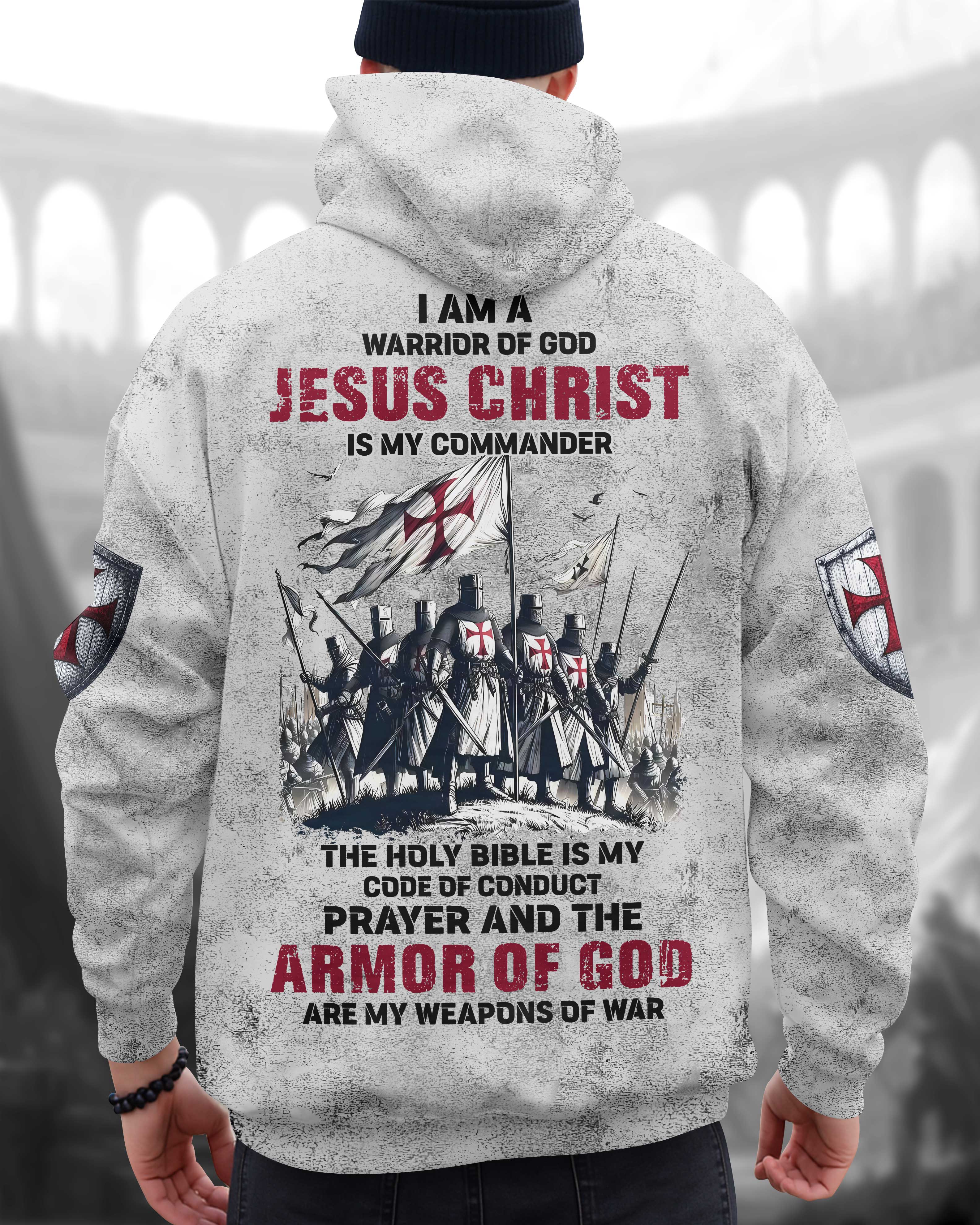 I Am A Warrior Of God Jesus Christ Is My Commander T-Shirt