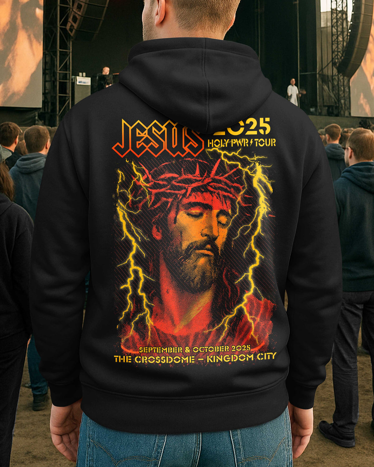 Jesus Holy Pwr Tour The Crossdome Kingdom City T-Shirt