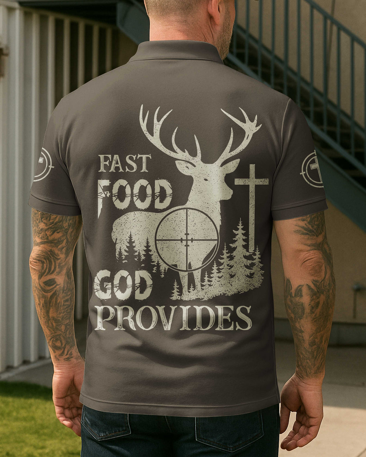 Fast Food God Provides T-Shirt