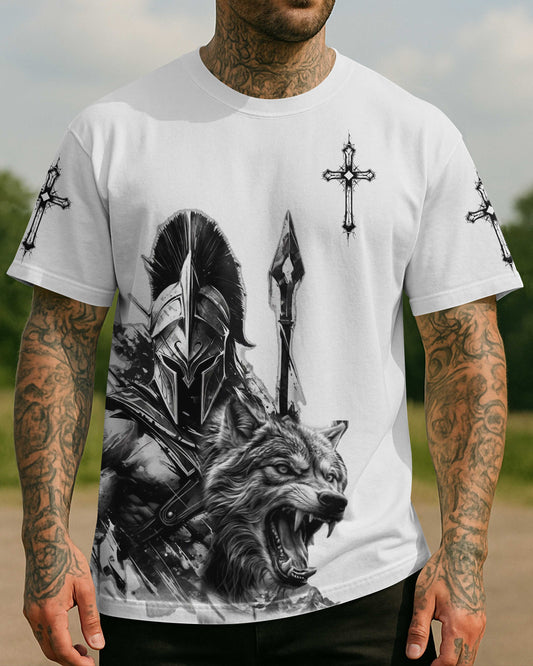 God's Warrior Does Not Fear The Wolves He Was Sent To Fight Them T-Shirt