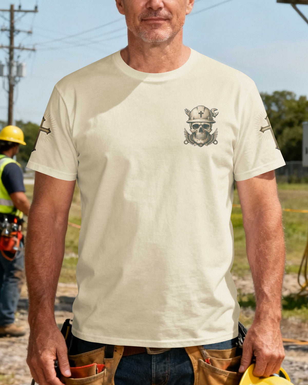 Storms Don't Scare Me God Made Me A Lineman T-Shirt