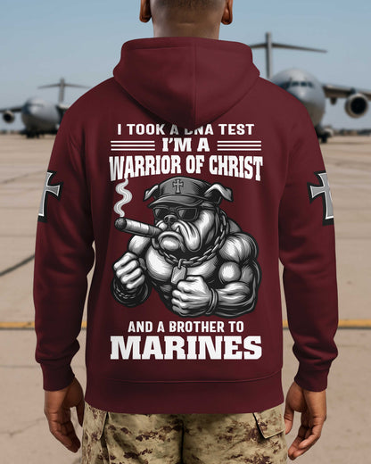I Took A Dna Test I'm A Warrior Of Christ And A Brother To Marines Hoodie