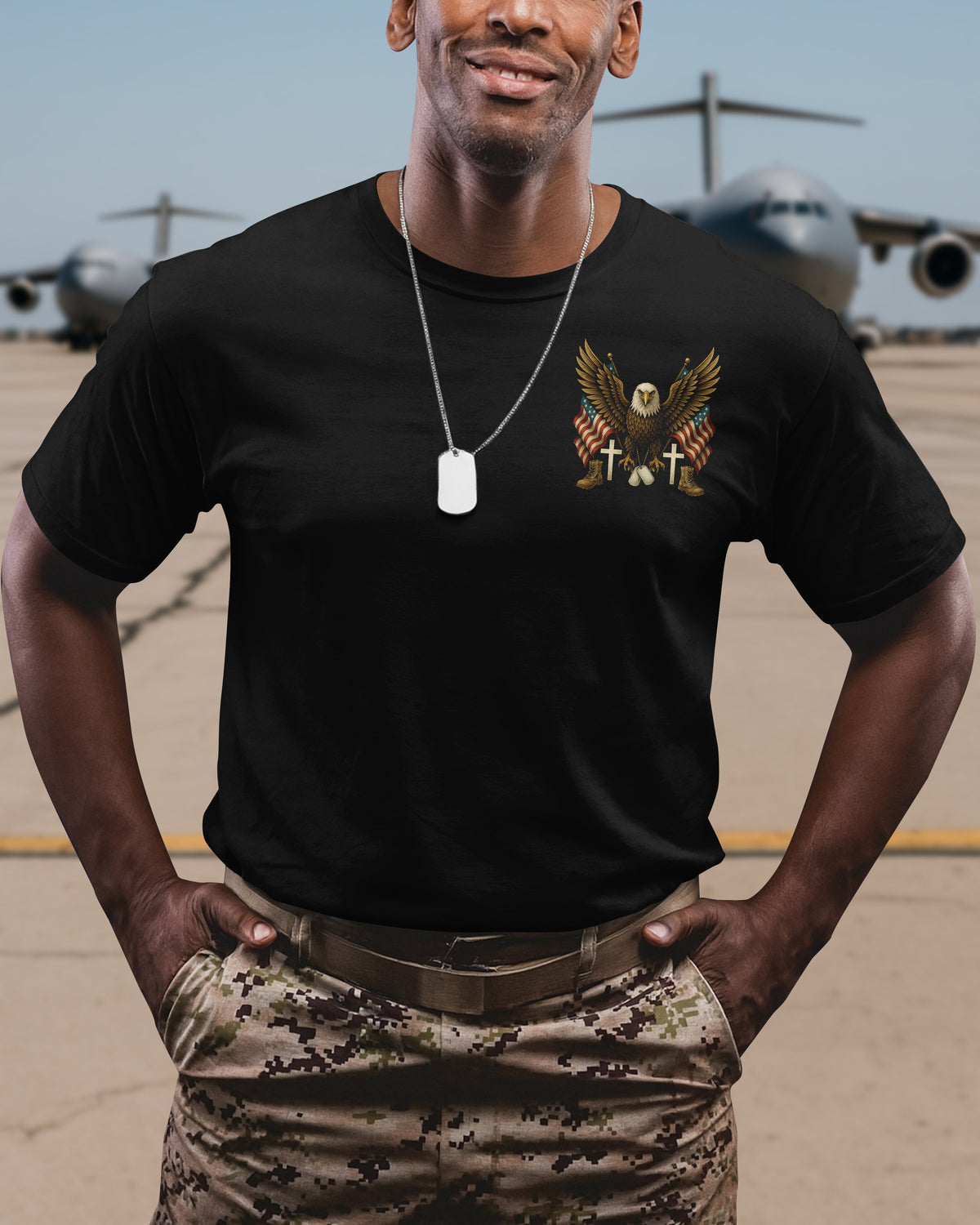 He Trained My Hands For War And My Heart To Stand In Faith T-Shirt