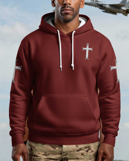 Trained By The Corps Redeemed By The Cross Hoodie