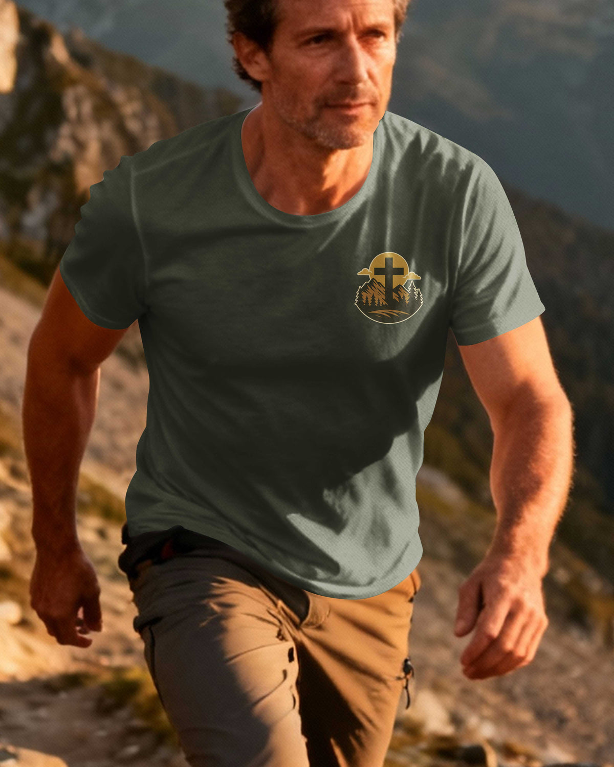 Jesus Is My Savior Hiking Is My Therapy T-Shirt