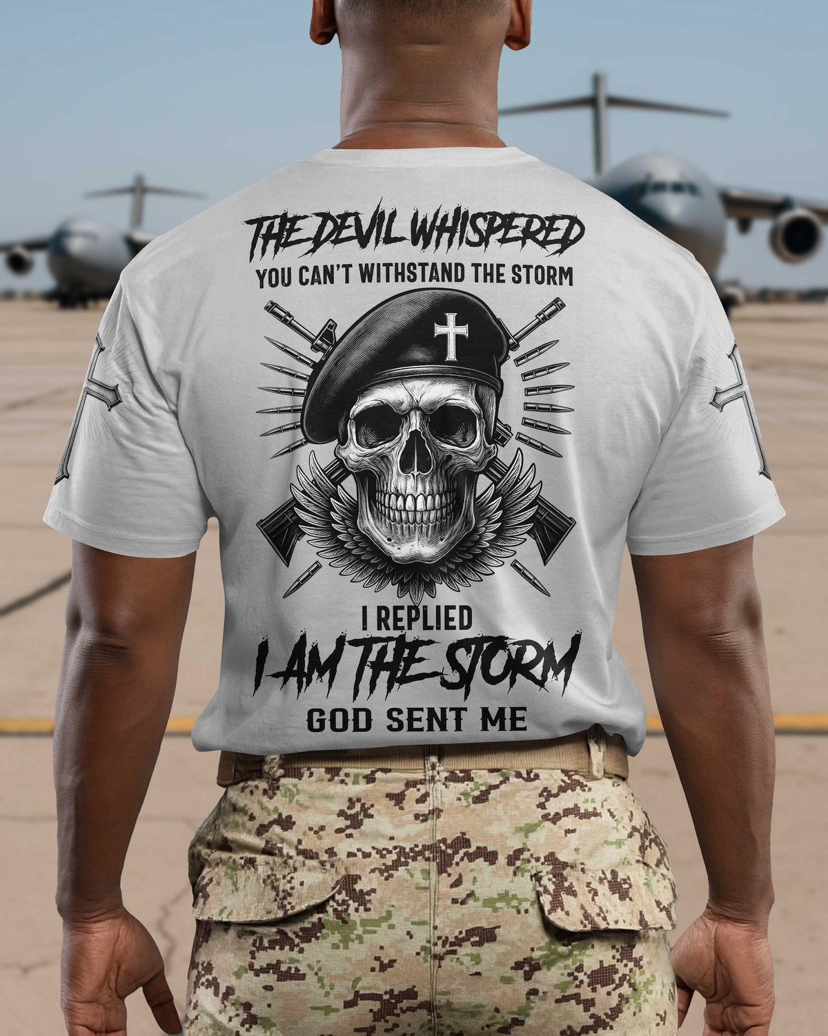 The Devil Whispered You Can't Withstand The Storm T-Shirt