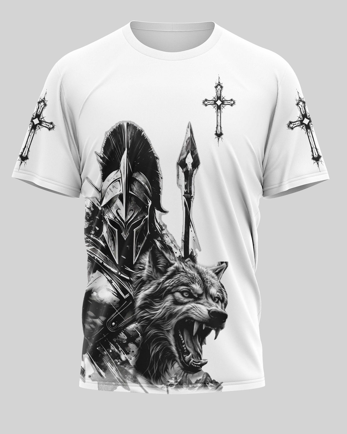 God's Warrior Does Not Fear The Wolves He Was Sent To Fight Them T-Shirt