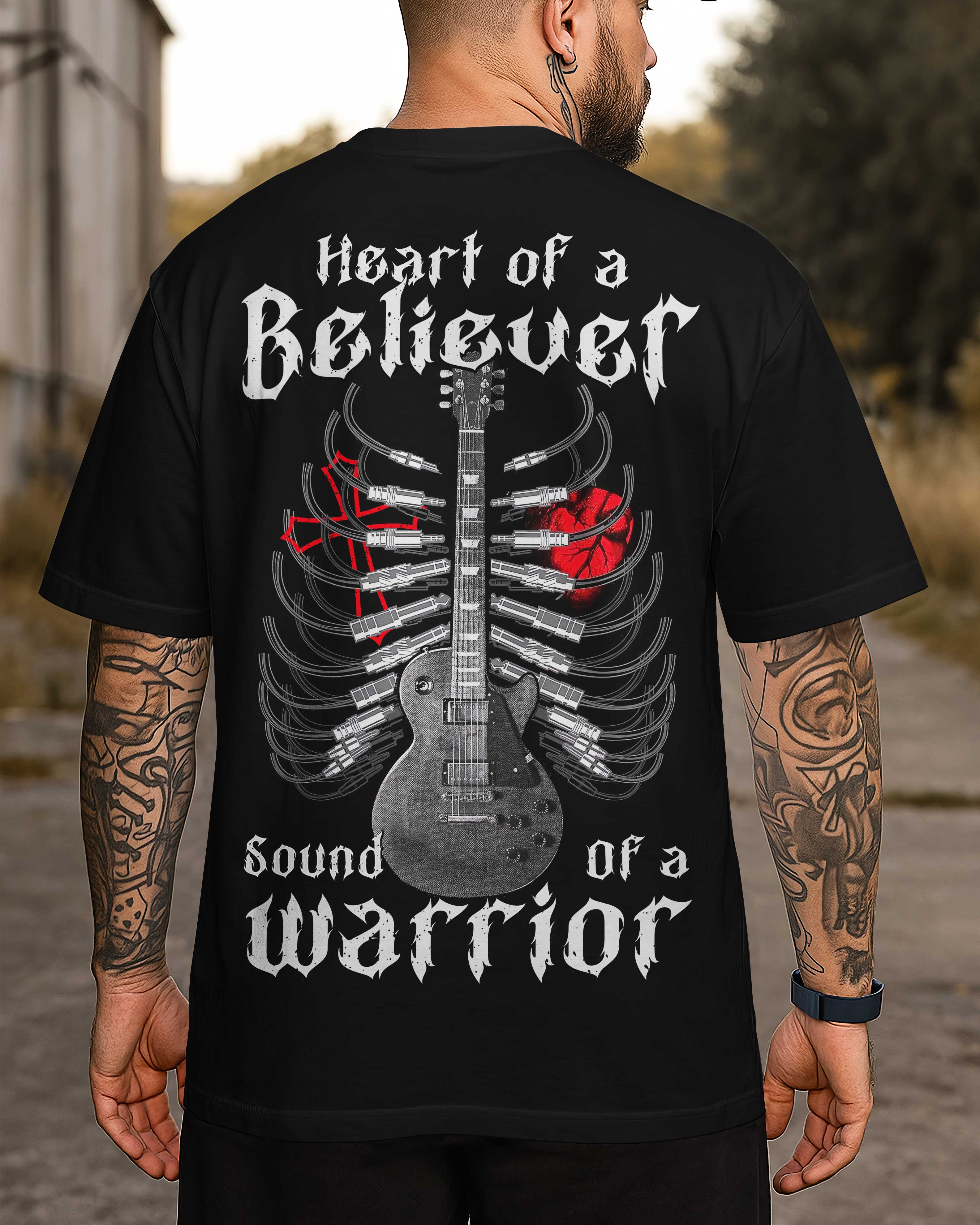 Heart Of A Believer Sound Of A Warrior T-Shirt