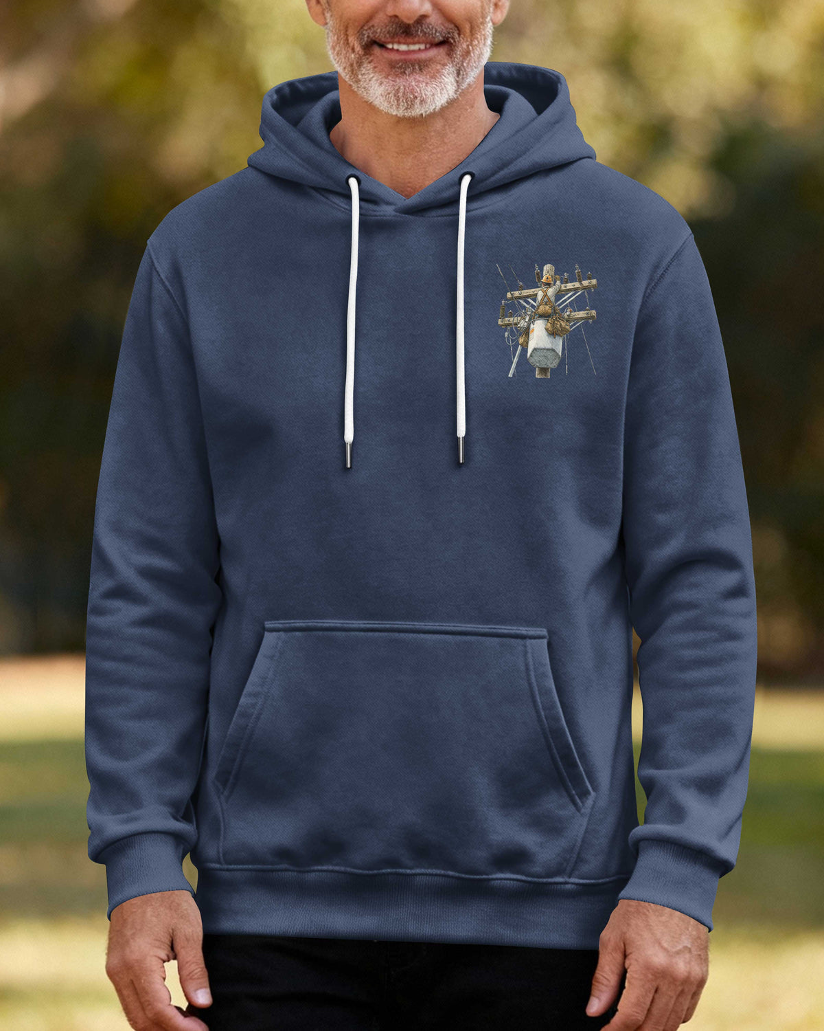 This Lineman Fixes What Storms Break With The Strength God Gives Hoodie