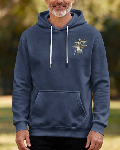 This Lineman Fixes What Storms Break With The Strength God Gives Hoodie