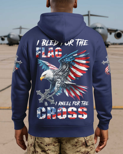 I Bled For The Flag I Kneel For The Cross T-Shirt