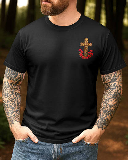 Protected By God Proven In Battle All Over Print T-Shirt