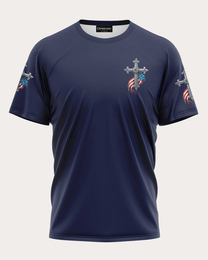 I Bled For The Flag I Kneel For The Cross T-Shirt