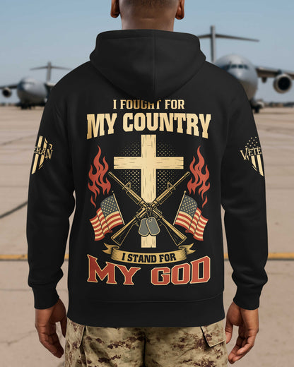 I Fought For My Country I Stand For My God T-Shirt