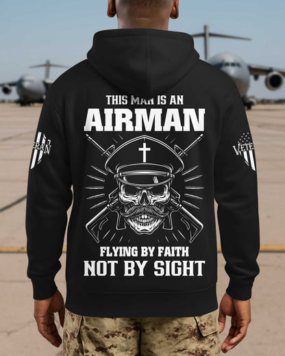 This Man Is An Airman Flying By Faith Not By Sight T-Shirt