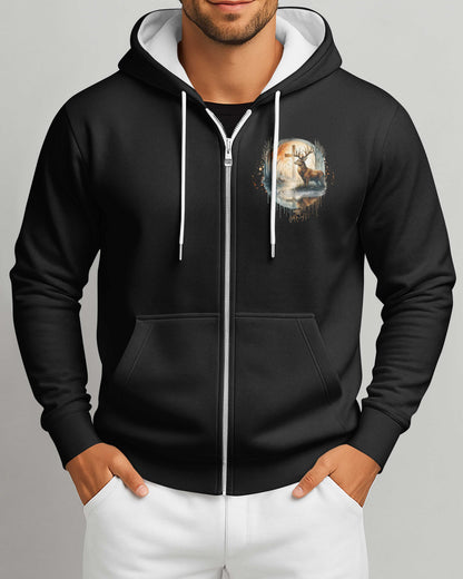 As The Deer Longs For Streams Of Water So My Soul Longs For You O God Psalm Zip Hoodie