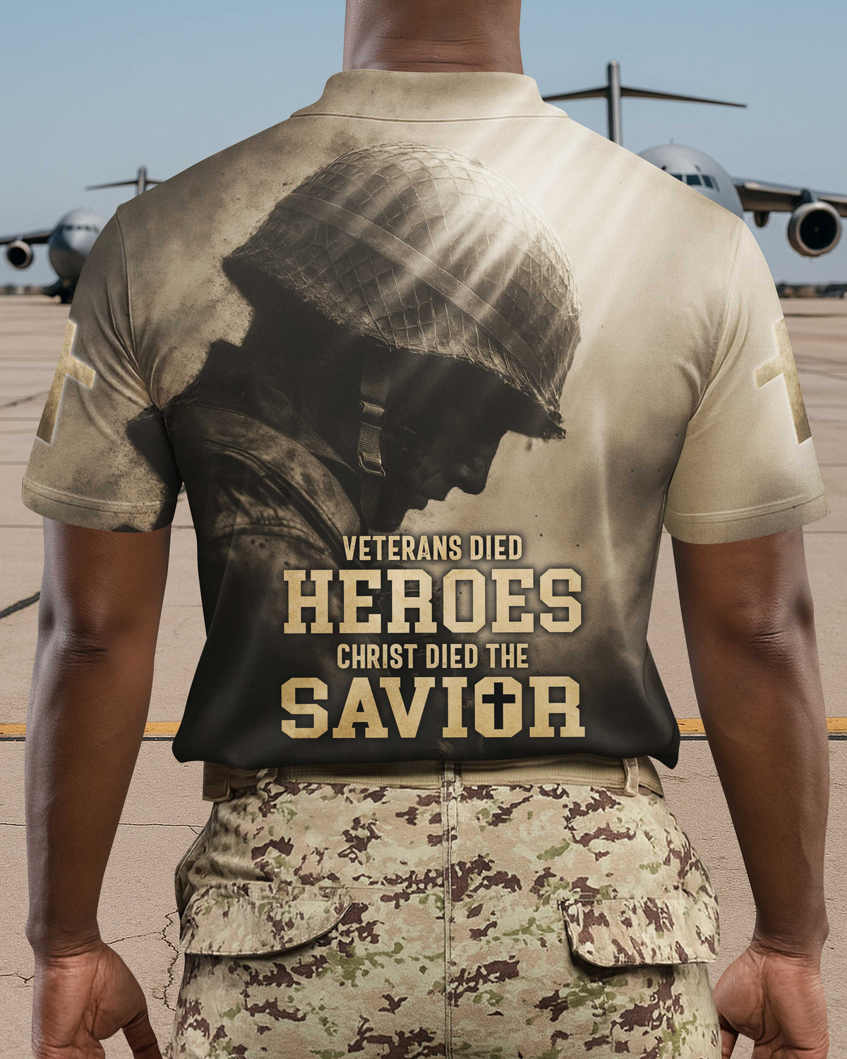 Veterans Died Heroes Christ Died The Savior T-Shirt