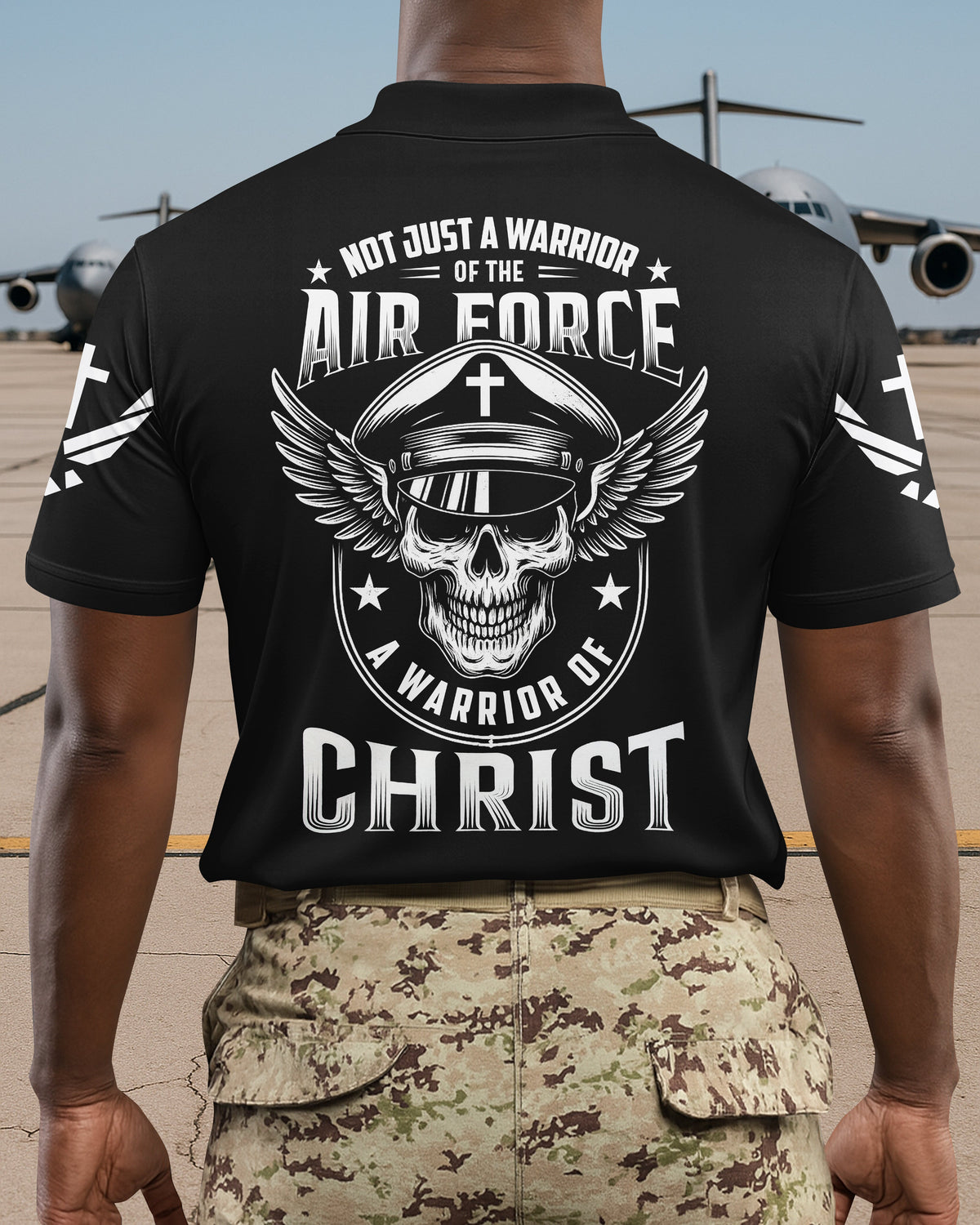Not Just A Warrior Of The Air Force A Warrior Of Christ T-Shirt
