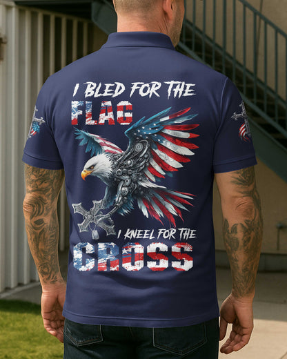 I Bled For The Flag I Kneel For The Cross T-Shirt
