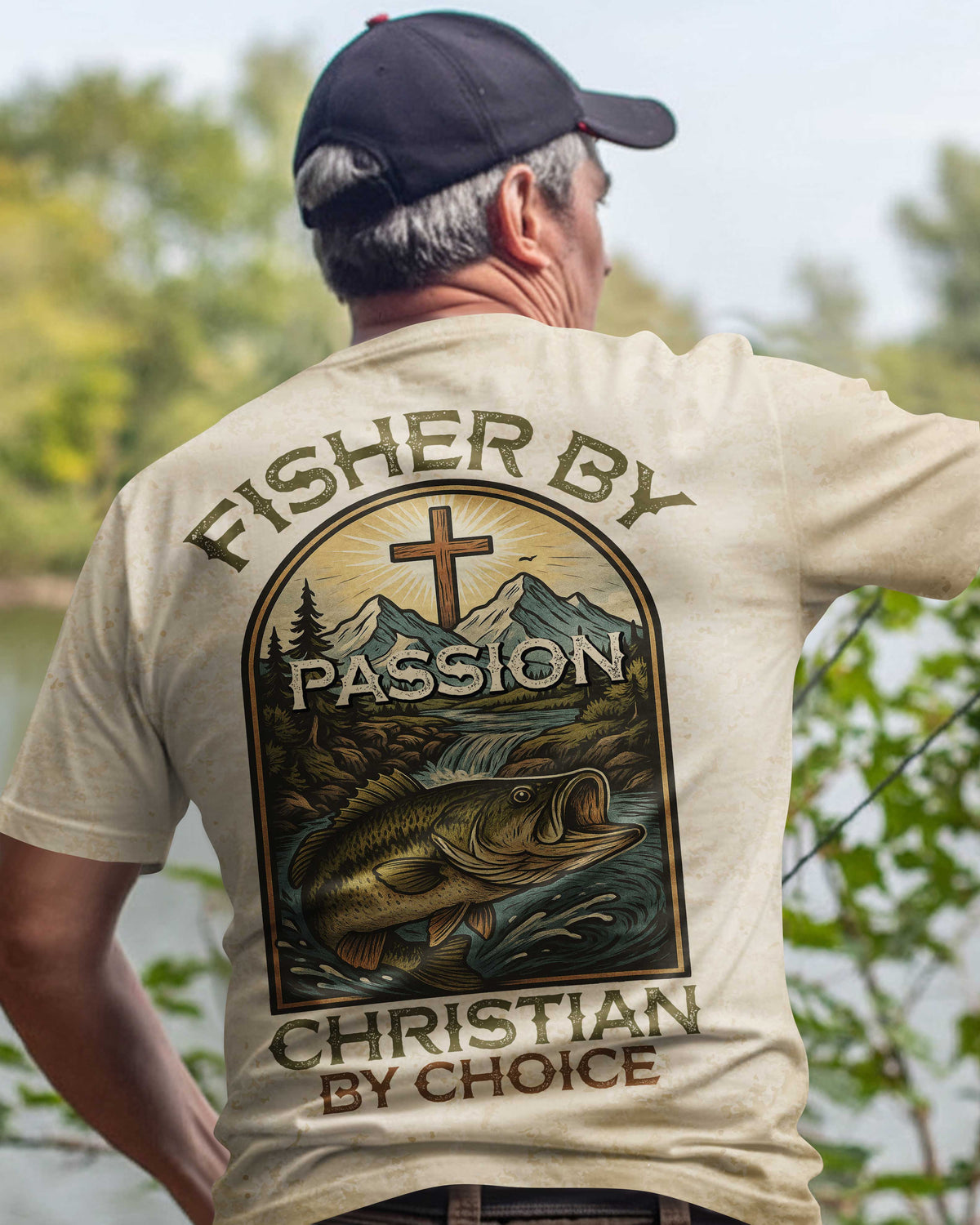 Fisher By Passion Christian By Choice T-Shirt