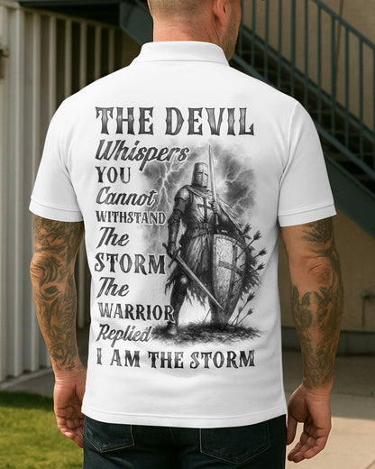 The Devil Whispers You Cannot Withstand The Storm The Warrior Replied I Am The Storm Hoodie