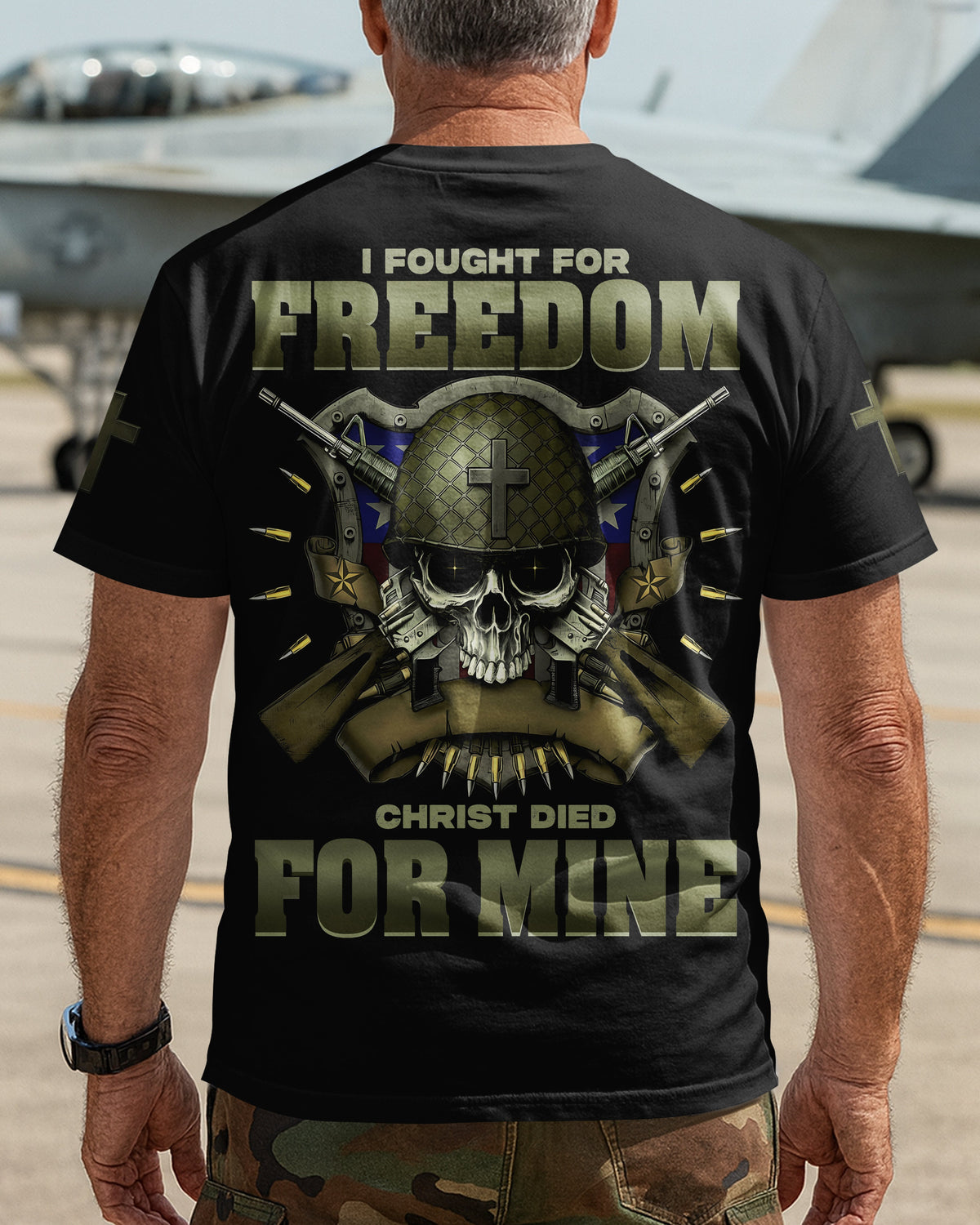 I Fought For Freedom Christ Died For Mine T-Shirt
