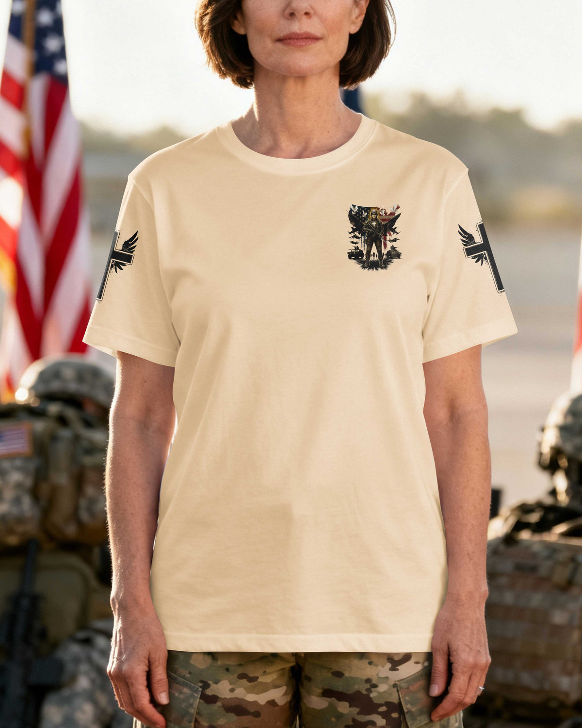 God Found Some Of The Strongest Women And Made Them Veterans T-Shirt