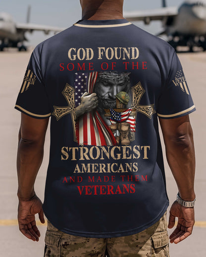 God Found Some Of The Strongest Americans And Made Them Veterans Jersey