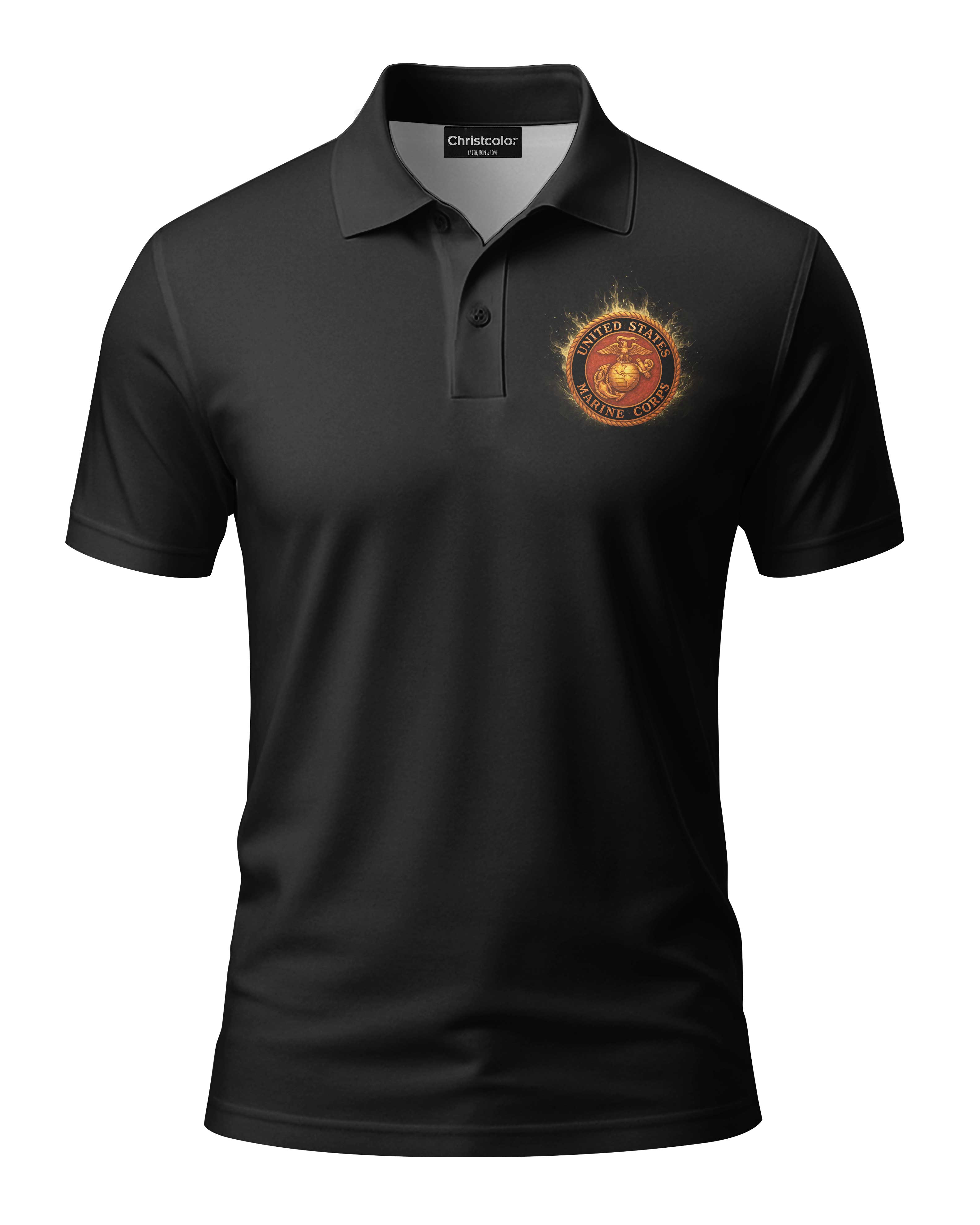 Blood Sweat And Grace All Over Print Polo